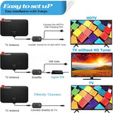 High-definition Digital Signal Amplifier Antenna, HDTV 4K TV Antenna