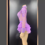 Netizen Elegant Beauty's Skirt and jumpsuit, Luxury Waistband, Sexy Evening Dress, Party Short