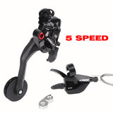 Folding 5 7 9 Speed Chain Tensioner For Brompton Bicycle Transmission 5/7/9s Cable Lever Paddle Guide Bike Rear Derailleur