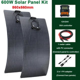 12V To 110V 220V 3000W Pure Sine Inverter 300W Panel 150A Controller Solar Power Generator Emergency Battery Charger
