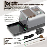 HK-3+ Automatic Electric Cigarette Rolg hine for 6.5/8mm Slim Tube Tobacco Roller Injector Maker DIY Smoking Accessories