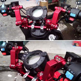 Motorcycle 7/8" 22mm CNC Handlebar Removable Adjustable Steering Handle Bar System 125cc Pit Dirt Bike Motocross Scooter