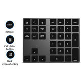 Numeric Keyboard with USB Digital Input Small Receiver Strong Stability Ergonomics Pocket Keypad Sier White pro version