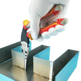 Handle Welding Pipe Plier Chrome Vanadium Alloy Steel Special Tools Crooked Handle Corner Pliers Bending Pliers