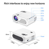 H96 Max PJ-X6 Android 11 1080P 280 ANSI BT5.4 2GB 16GB WIFI6 Home Movie Projector