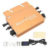 WVC 600W Solar Grid Tie Microinverter IP65 Waterproof Micro Inverter with Waterproof LCD Screen EU 230V