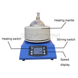 5L Digital Electric Heating Mantle Laboratory Magnetic Stirrer Lab Equipment Thermostat Mantle with Temperature Controller 1100W
