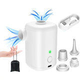 Electric Pump Portable Wireless Compressor Iator/Deflator Pumps for Iatable Cushions Air Beds Boat Swimming Ring