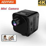 AEVYVKV R89 4K Full HD WiFi Mini Camera IR Night Vision Motion Detection Micro Video Voice Recorder Home Battery Camcorder APP