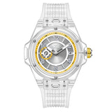 Fashion Watch Men and Women Brand ONOLA Luxury Transparent Plastic  Waterproof Quartz Silicone Men Watches Relojes Para Hombre