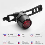 ESLNF Cycg Rechargeable 3 Mode Waterproof Bicycle Taillight LED USB Safety Saddle Bike Rear Light Accessoires