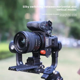 S-63 Arca Rotatable Horizontal-To-Vertical Mount Plate Kit for Sony A7 V/A7 IV/A7S III/A7R IV DSLR Camera