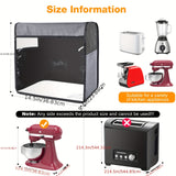 1pc Professional Dust Covers for 4.5 and 5 Quart Vertical Mixers - Transparent Front Panels, Blender Accessories
