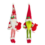 Doll Sled Elf Ski Gnome Christmas Decorations for Home Xmas 2025 New Year 56cm