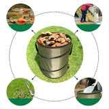 Collapsible Container Leaf Trash Can With Handles Reusable Portable Waterproof Waste Home Outdoor Yard Camping Gardening Bag
