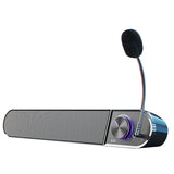 Wire For Computer PC Stereo Bass Sound Speakers Soundbar Loudspeakers With Microphones Full Range Home Theater Durable