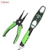 Multifunction Aluminum Alloy Fishing Pliers Grip Set Fishing Tackle Hook Recover Cutter Line Split Ring Fishing Tools