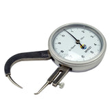 Drop shipping 0-10mmx45mm thickness tester meter dial caliper gauge 0-10mm 0.05mm Dial Snap Gauge Caliper