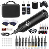 Set Wireless Battery Pen hine Puncture Tattoo Tools Complete Equipment Tattoo-maschinen