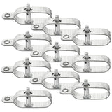 10Piece Wire Tensioner Wire Tensioner Strainer Ratchet Tensioner Rope Connector Silver