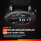 Zeblaze Stratos 3 Premium Smart Watch Ultra HD AMOLED Display Built-in GPS Hi-Fi Bluetooth Phone Calls Smartwatch