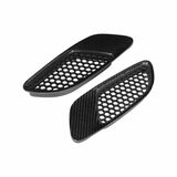 1 Pair Dry Carbon Fiber Engine Hood Air Vents Trim Car Exterior Accessories Replacement for M3 E90 E92 E93 Hood Air Vent Trim