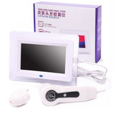 7 inch Skin Analyzer Machine Scalp Detector Rechargeable Hair Follicles Oil Moisture Tester Facial Skin Hair Analyser Machine