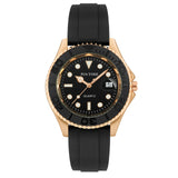 PINTIME Watches Luxury Men Sports Fashion Quartz Wristwatch Silicone Strap Stainless Steel Cover Leisure Waterproof Date Reloj
