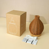 1pc aroma diffuser, Rattan Look Essential Oil Diffuser with Waterless Auto Shut-off Protection for Aromatherapy and Humidification