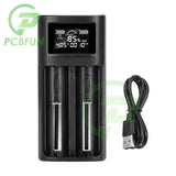 18650 Battery Charger LCD Display 1.5A for Li-ion LiFePO4 Ni-MH Ni-Cd AA 21700 20700 26650 18350 17670 RCR123 18700