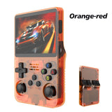 Open Source R36S Retro Handheld Game Console Linux System 3.5 Inch IPS Screen Portable Pocket Video Player R35S 64GB Games