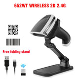 JRHC Handheld 2D Barcode USB QR Scanner Wired Automatic 1D 2D&PDF417 Data Matrix Bar Code Reader Plug and Play