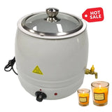 Dontalen Stainless Steel Art and Craft with Soy Candle Making Kit DIY Scented Candles Kettle Wax Melting Pot WarmerHo