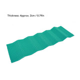 Foldable Sleep Mat Warm Soft Polyethylene Double Sided Folding Sleeping Pad Egg Crate 190x61cm Wide Application for Outdoor