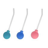 Manual PVC Ball Bad Breath Removal Throat Suction Tube Mouth Cleaner Tonsil Stone Vacuum Tool