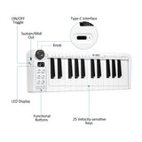 M-VAVE S-25mini - Rechargeable Portable USB Keyboard MIDI Controller