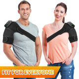 Electric Heating Pad Vibration Massage Belt Thermal 3 in 1 Shoulder Brace for Knee Elbow Joint Blood Circulation