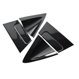 Top-12X Car Carbon Fiber Side Rear Door Handle Bowl Cover For Honda Hr-V Hrv 2016-2018