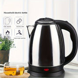 1pc, 2L Electric Kettle Large-capacity Stainless Steel Electric Kettle Automatic Power-off Anti-scald Curling Kettle Household Kettle