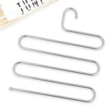Five layer anti slip pants drying rack, multifunctional hanging clothes rack
