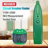 MS5902R Breaker Finder Automatic Socket Tester Wire Short Circuit Fuse Detector Zero/Fire e Discriminator AC110V-250V