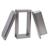 2X4in Rosin hine Pure Aluminum Pre-Pressing Mould Plate