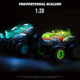 1:20 RC Stunt Dancing Car With LED Light,2.4GHz All Terrain Remote Control Monster Truck