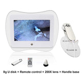 11Inch LCD Skin Scalp Hair Analyzer Detector Digital Microscope Magnifier Skin Hair Blackhead Follicle Scalp Detector 200X