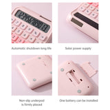 Desktop Calculator 12 Digit Large LCD Display Big Button Calculators Solar Power and Battery Operated Suitable for Office