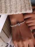 Sterling Silver Ladies Bracelet Stylish Personality