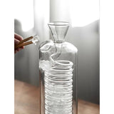 Tea coffee cooler household rapid coog glass cold kettle with faucet large capacity ice wine water cup