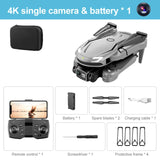 New V88 Drone Dual Camera 4K HD Professional Foldable Quadcopter 5G GPS Photography Optical w UAV mini Dron Control Toy