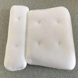 Breathable 3D Mesh Bath with Suction Cups Neck and Back Support Spa Pillow for Home Hot Tub Bathroom Accersories