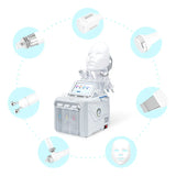 7 in 1 Equipment Hydro Spa Skin Lifting H2-O2 Water Dermabrasion Tightening Small Bubble RF Facial Microdermabrasion hine Beauty instrument